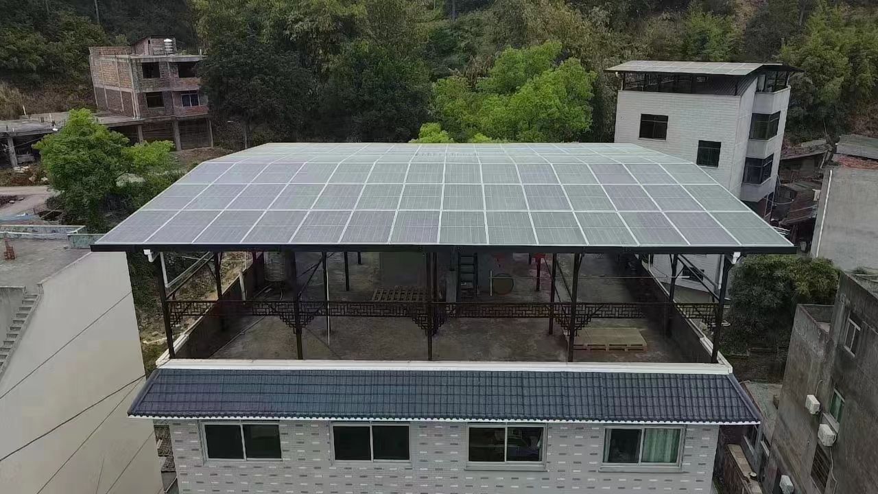 霸州15kw+10kwh自建别墅家庭光伏储能系统